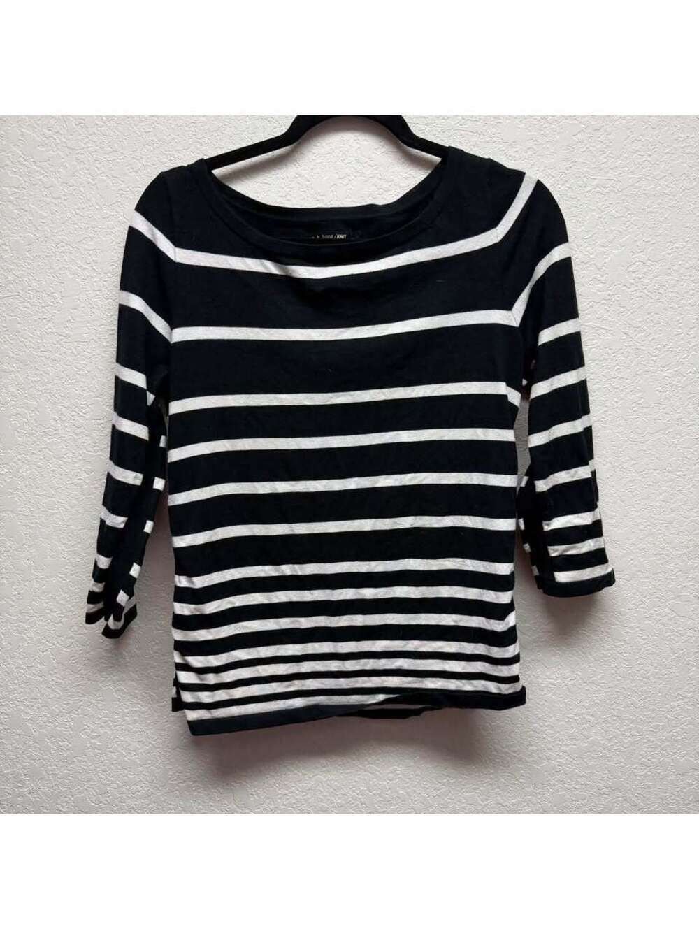 Rag and bone 3/4 sleeve Sara fine knit top
